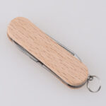 SS-0867(a) mini army knife beechwood gift Biedronka s07