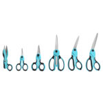 6 pcs OEM household scissors 4.5 5.5 8 8 9 inches set s2