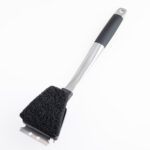 BBQ grill brush cleaner outdoor kitchen tool plastic handle s1