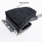 BBQ grill brush cleaner outdoor kitchen tool plastic handle s11