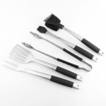 BBQ grill brush cleaner outdoor kitchen tool plastic handle s16