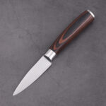 KS21362 color wood handle kitchen knife set 7 pcs block s17