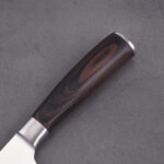 KS21362 color wood handle kitchen knife set 7 pcs block s5