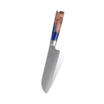 KS22377 Damascus kitchen knife resin handle s13