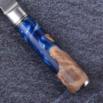 KS22377 Damascus kitchen knife resin handle s17