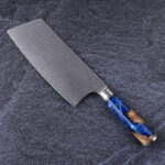 KS22377 Damascus kitchen knife resin handle s23