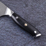 KS22378 Damascus kitchen knife G10 handle free set s11