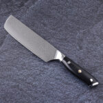 KS22378 Damascus kitchen knife G10 handle free set s13