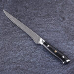 KS22378 Damascus kitchen knife G10 handle free set s17