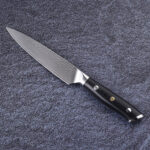 KS22378 Damascus kitchen knife G10 handle free set s18