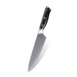 KS22378 Damascus kitchen knife G10 handle free set s5