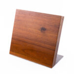 KW22001 ABS handle kitchen knife free set wood block s22