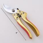 SG21282 curved blade SK5 garden scissors shears golden s4