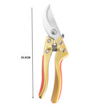 SG21282 curved blade SK5 garden scissors shears golden s5