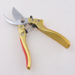 SG21282 curved blade SK5 garden scissors shears golden s8