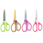 SO23167 stationery scissors assorted handle color set