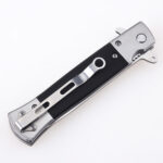 UN-2505 Stiletto knife foldable spring assist flipper s02