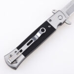 UN-2505 Stiletto knife foldable spring assist flipper s06