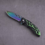 UN-8403 folding knife vintage design spring assist clip s09