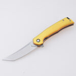 LS-2569 folding knife Ultem PEI handle amber translucent s02