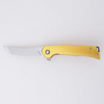 LS-2569 folding knife Ultem PEI handle amber translucent s08