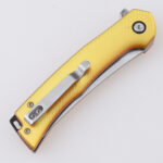 LS-2569 folding knife Ultem PEI handle amber translucent s10